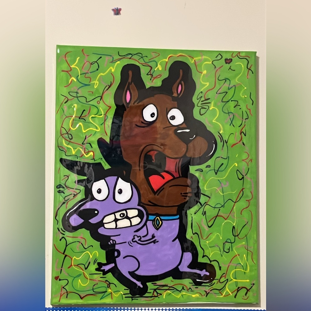 Scooby doo x Courage